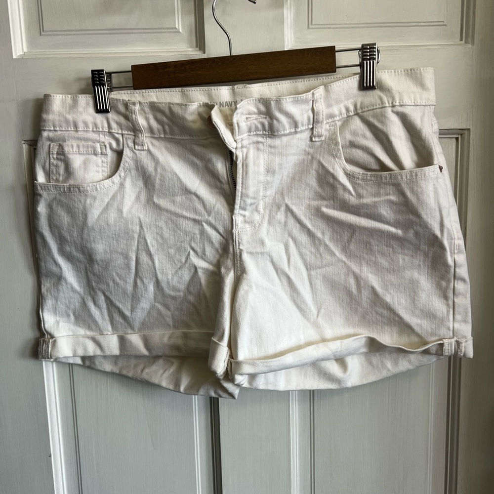 Old Navy Women's White Jean Shorts